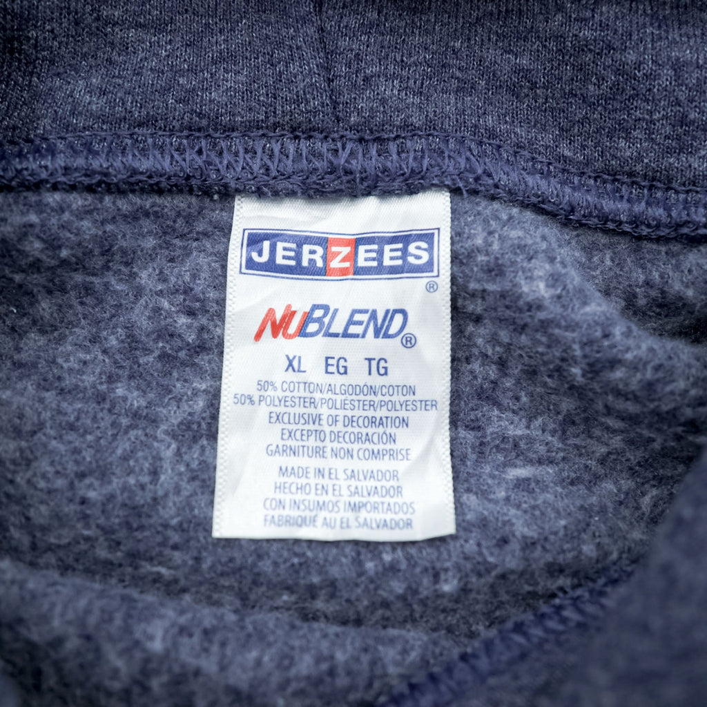 JERZEES プルオーバー パーカー XL ネイビー NU BLEND コットン FLEET PARTS INC. アメリカ企業