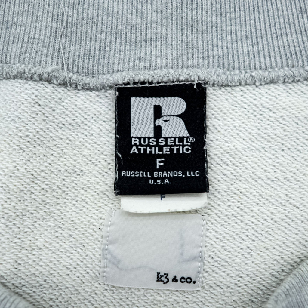 RUSSELL ATHLETIC × K3 & Co. Arch Logo Sweatshirt FREE Wide Gray Drop Shoulder 1668-599-1588