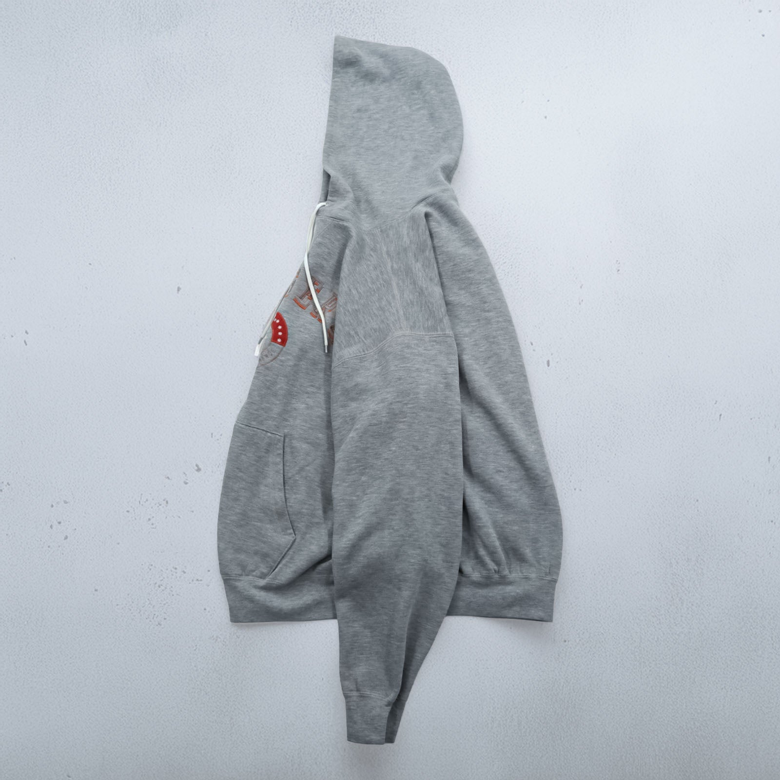 Lee SPORT 90s Vintage Pullover Hoodie L Gray Embroidered Front Kangaroo Pocket NHL RANGERS