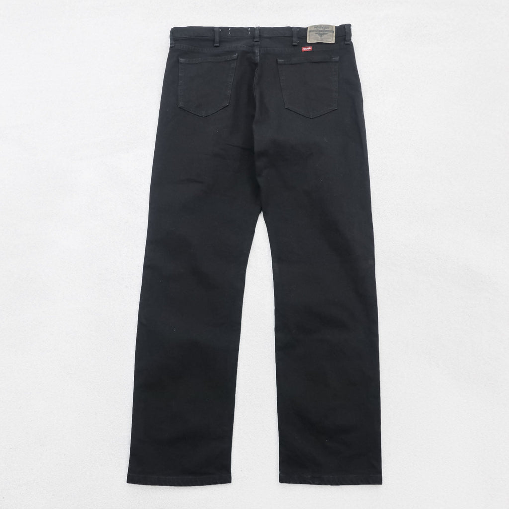 Wrangler Black Denim Pants Jeans XL Black REGULAR FIT Unused