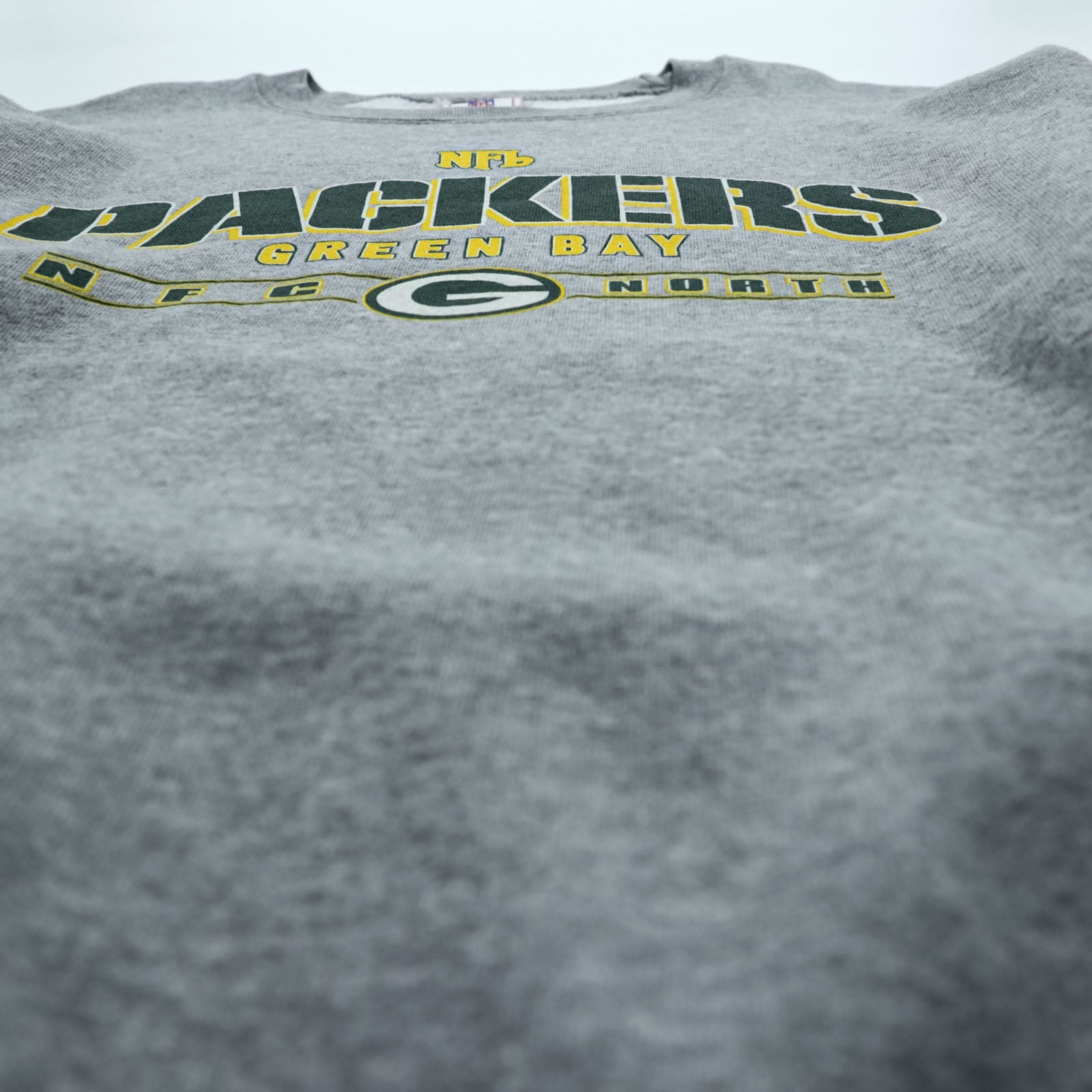 NFL クルーネック スウェット トレーナー L グレー コットン GREEN BAY PACKERS パッカーズ