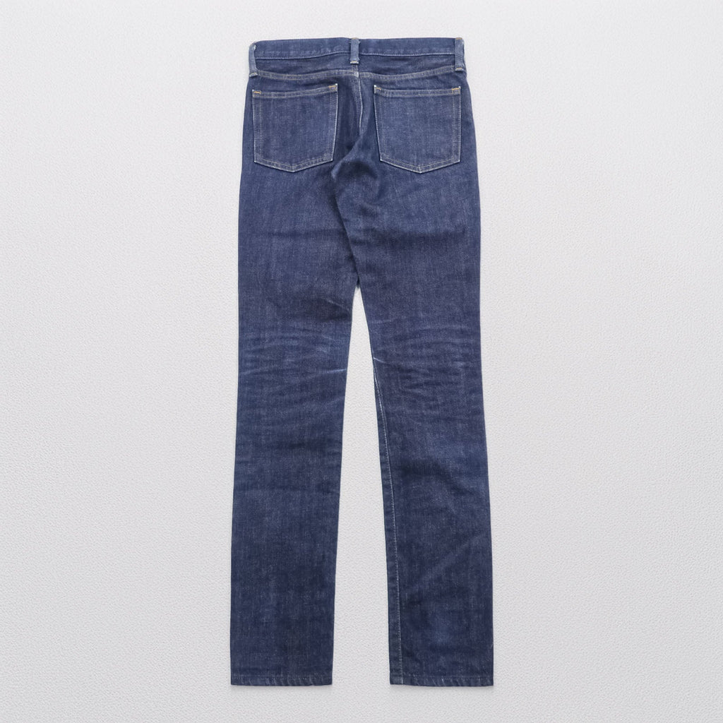 HYKE Made in Japan Tight Slim Denim Pants Jeans M Indigo Dark Blue TIGHT SLIM