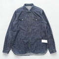 UNDERCOVERISM Japan-Made Denim Work Shirt L Indigo Chest Pockets Snap Buttons E9401 10SS Less but Better