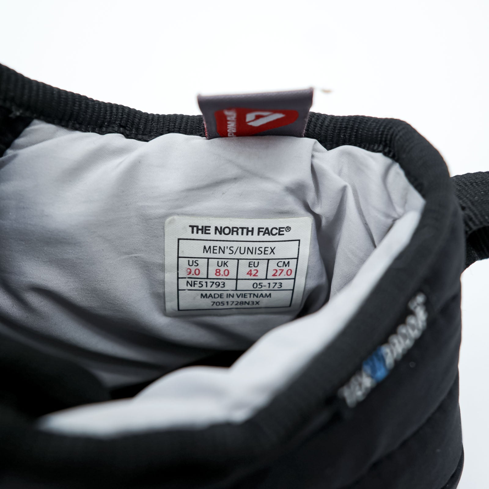 THE NORTH FACE NUPTSE TRACTION LITE CHUKKA BOOT 27cm Black Waterproof PrimaLoft NUPTSE TRACTION CHUKKA LITE WP II NF51793