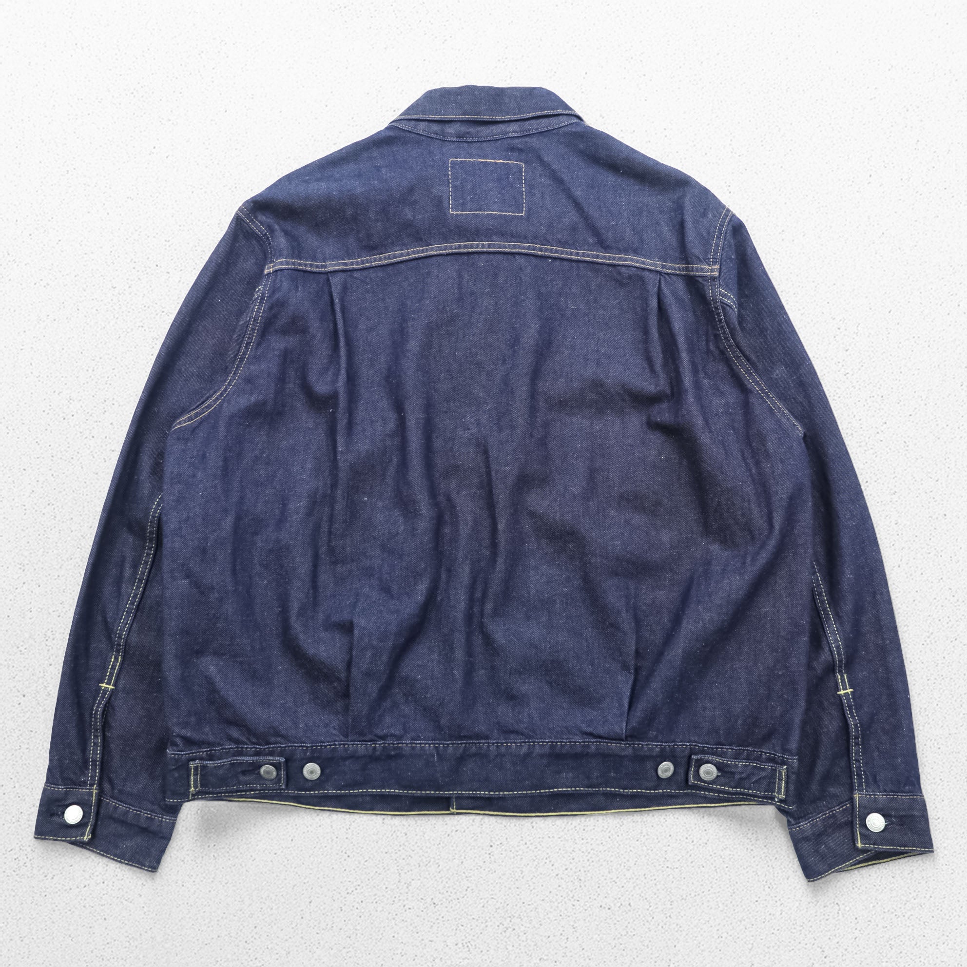 Levi's 2ndタイプ ビッグE デニム トラッカージャケット TYPE II Gジャン L インディゴ タック プリーツ ルーズフィット 濃紺 PREMIUM 56862-0002