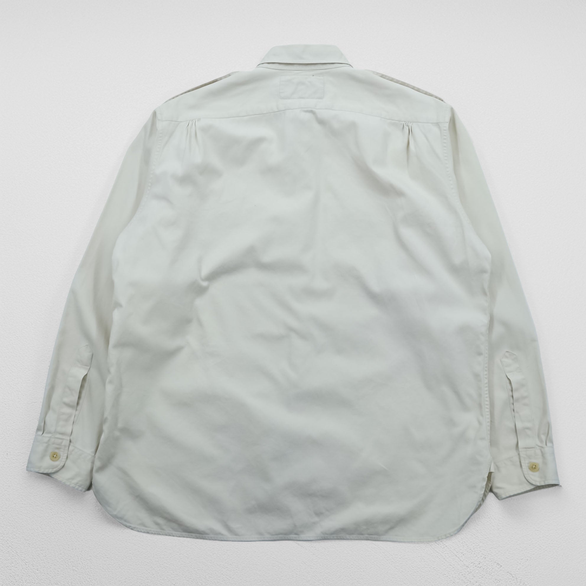 POLO SPORT RALPH LAUREN 90年代 サファリシャツ ミリタリー ワークシャツ L ベージュ フラップ 胸ポケット