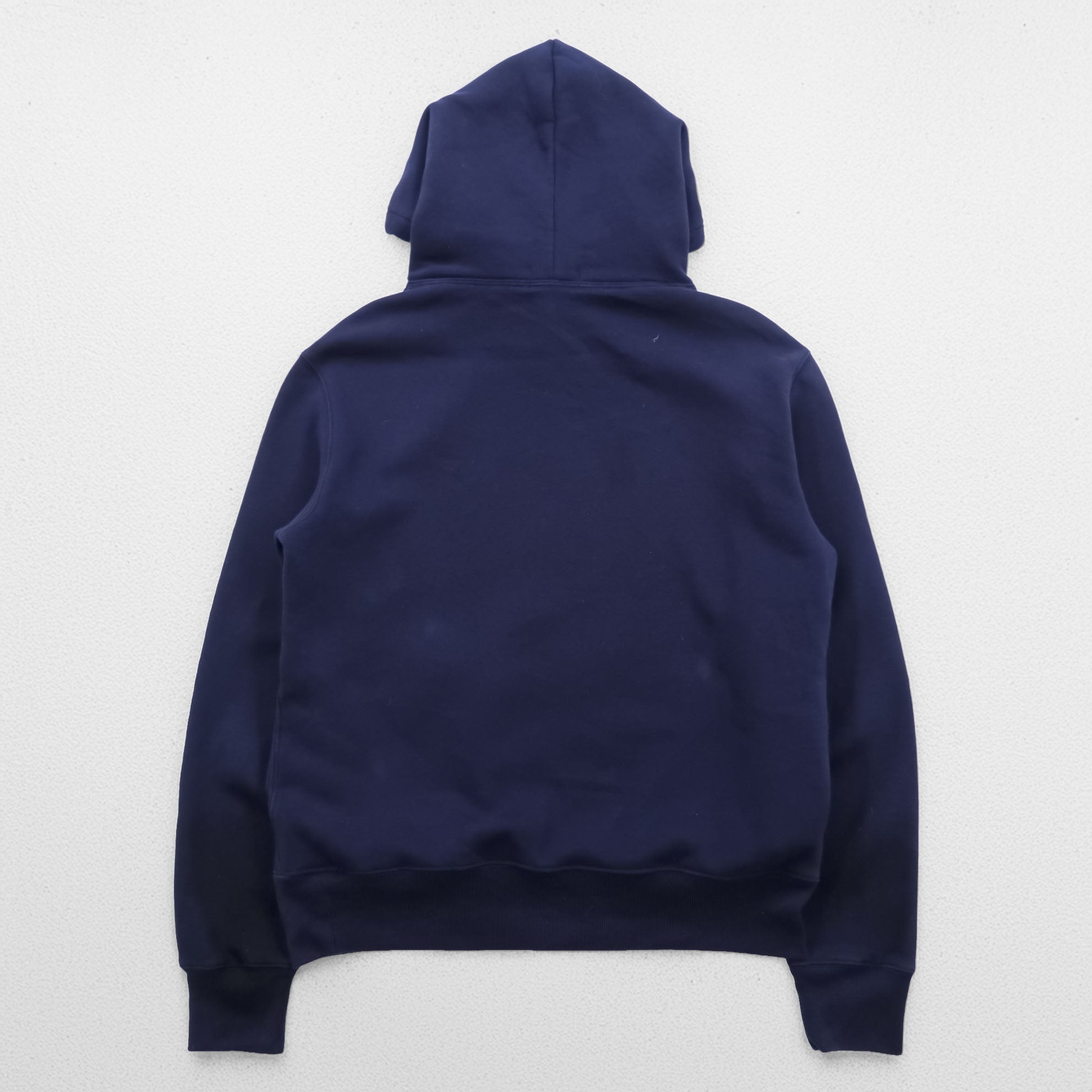 Polo Ralph Lauren Polo Bear Pullover Hoodie M Navy Side Pockets Cotton