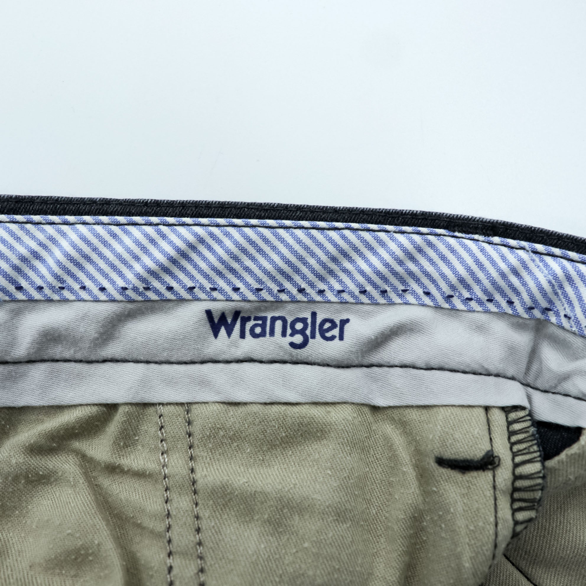 Wrangler Stretch Chino Work Pants M Gray Straight W4603