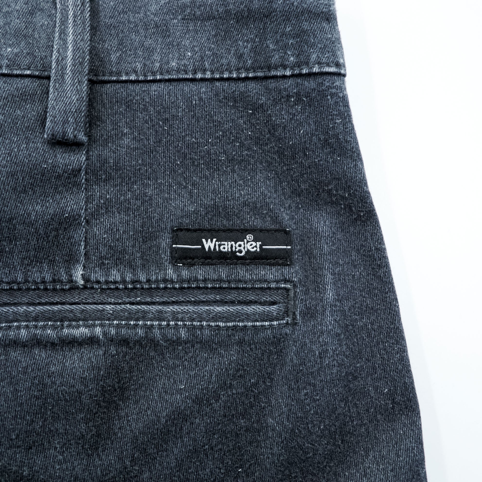 Wrangler Stretch Chino Work Pants M Gray Straight W4603