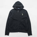 Polo Ralph Lauren Polo Bear Zip Hoodie L Black Front Pocket Cotton