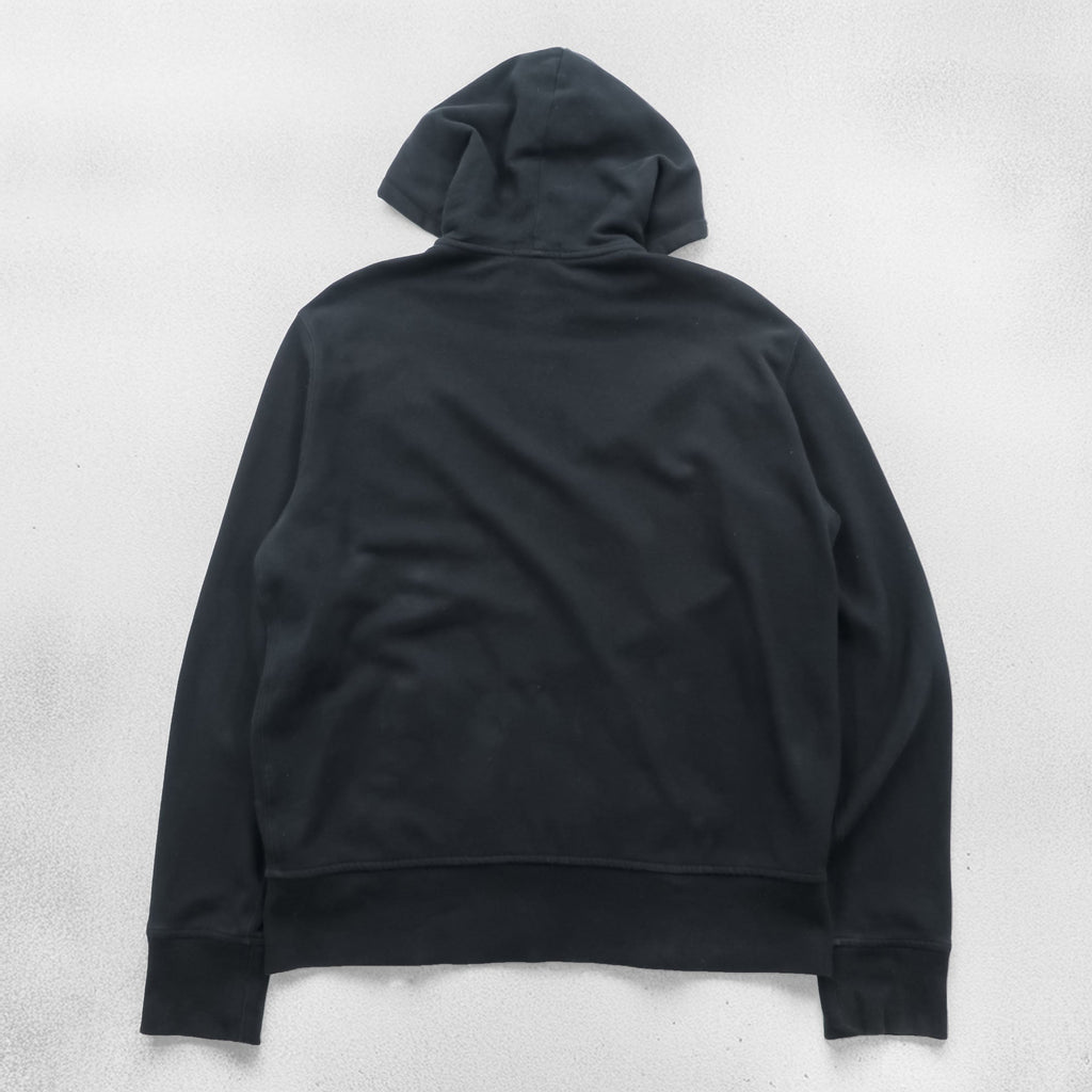 Polo Ralph Lauren Polo Bear Zip Hoodie L Black Front Pocket Cotton