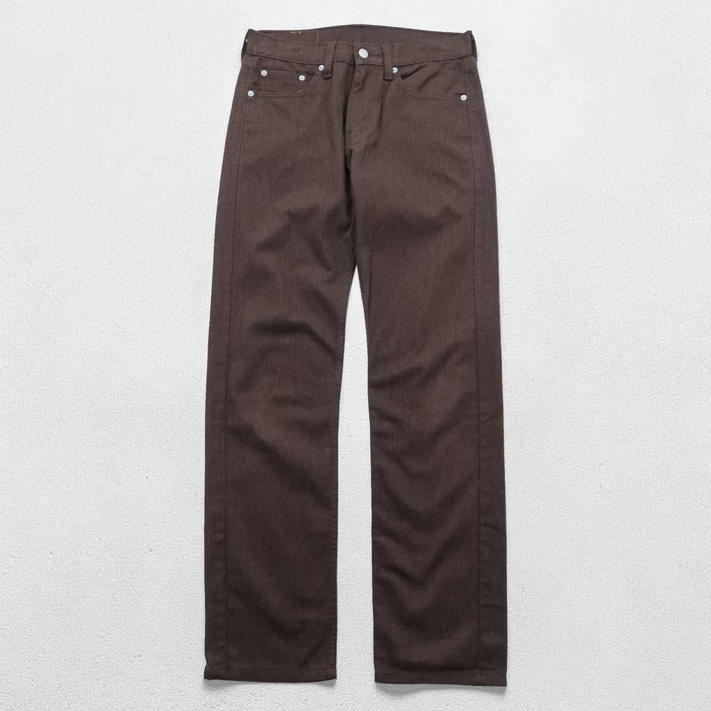 Levi's 505 デニムパンツ ジーンズ S ダークブラウン ストレッチ レギュラーフィット 00505-2241