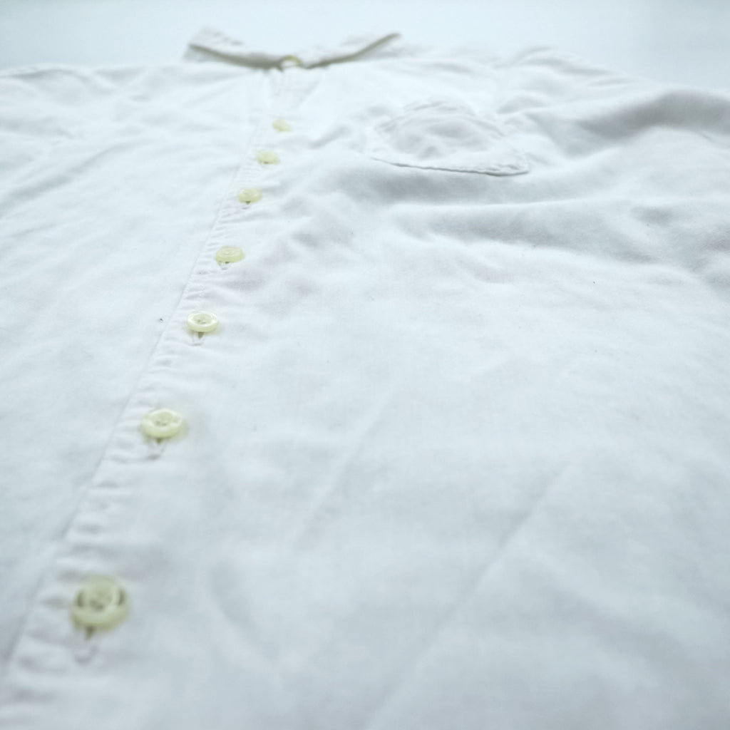 KAPITAL Made in Japan Gauze Long Sleeve Raglan Shirt XL White Cotton Chest Pocket