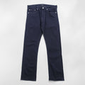 Polo Ralph Lauren Denim Pants Jeans M Stretch Indigo Dark Blue Slim Straight Leather Patch THE VARICK SLIM STRAIGHT