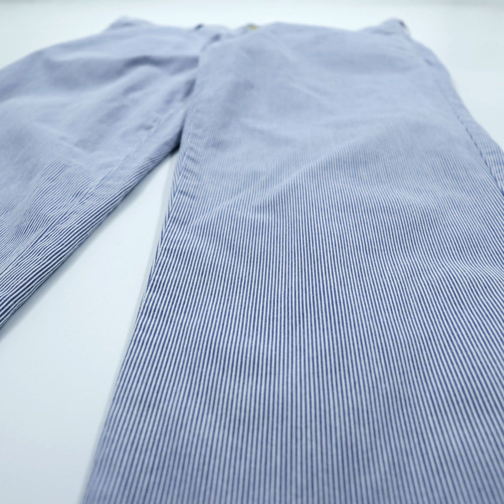 Polo Ralph Lauren Seersucker Stripe Slacks Pants L Blue White