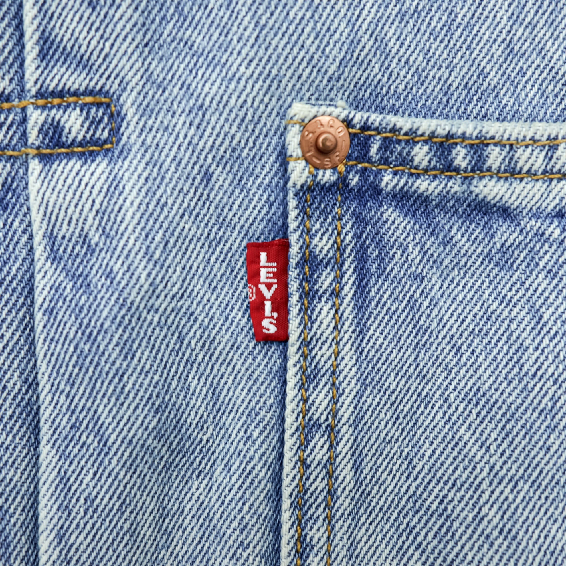 Levi's World War II Model 1st Type Big E Distressed Denim Trucker Jacket Type I G-Jean XL Cinch Back Short Length Double Pleats PREMIUM A3174-0006