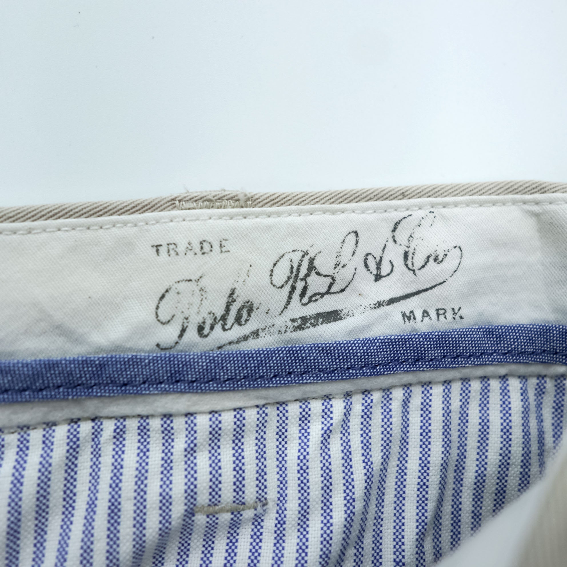 Polo Ralph Lauren Polo Chinos CLASSIC FIT 2-Pleat Chino Pants Work Pants L Beige