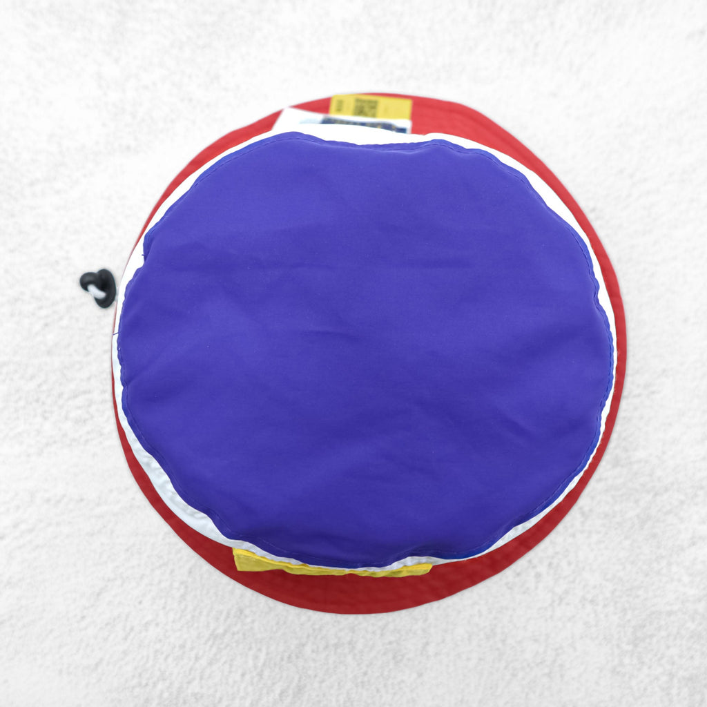 Polo Ralph Lauren Reversible Color-Blocked Bucket Hat with Mesh Pocket and Bungee Cord