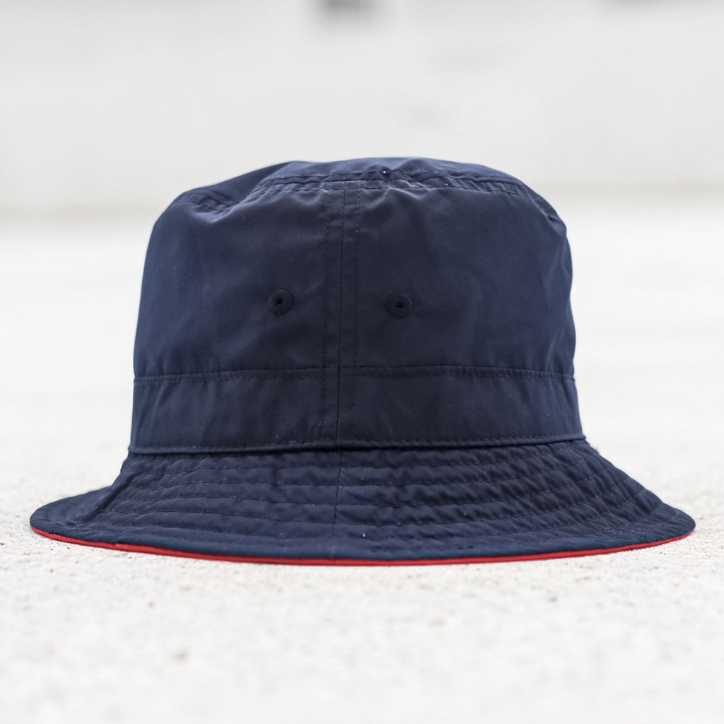 Polo Ralph Lauren Reversible Color-Blocked Bucket Hat with Mesh Pocket and Bungee Cord