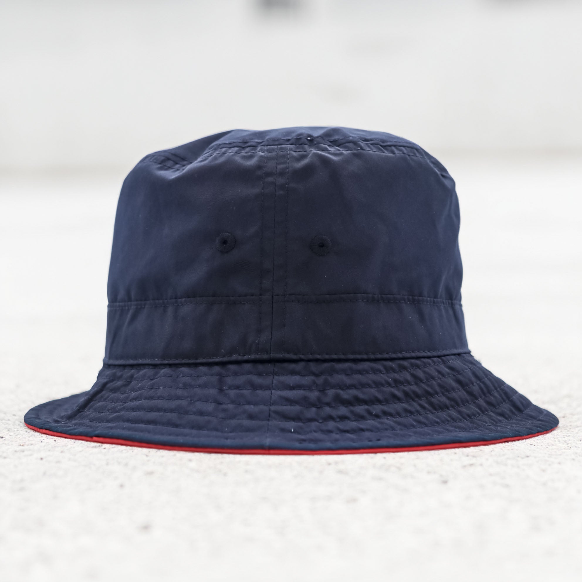 Polo Ralph Lauren Reversible Color-Blocked Bucket Hat with Mesh Pocket and Bungee Cord