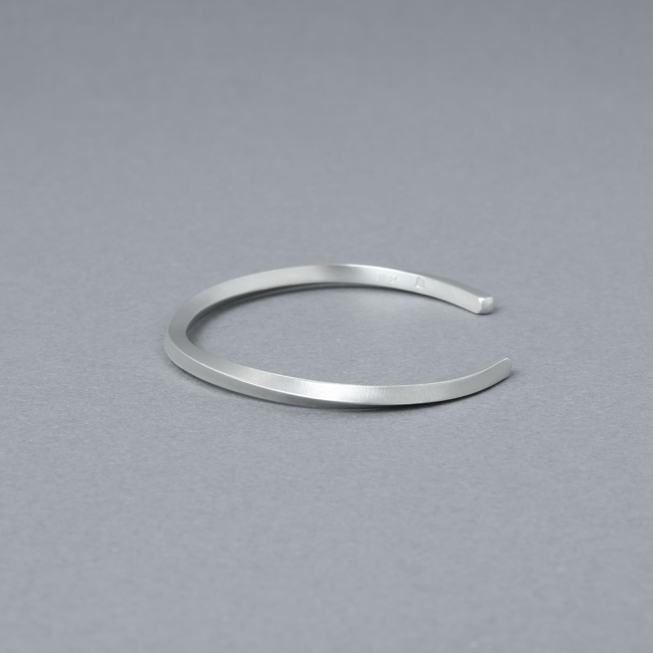 Sterling Silver 925 Bangle ｜Width 3mm｜21-B-002