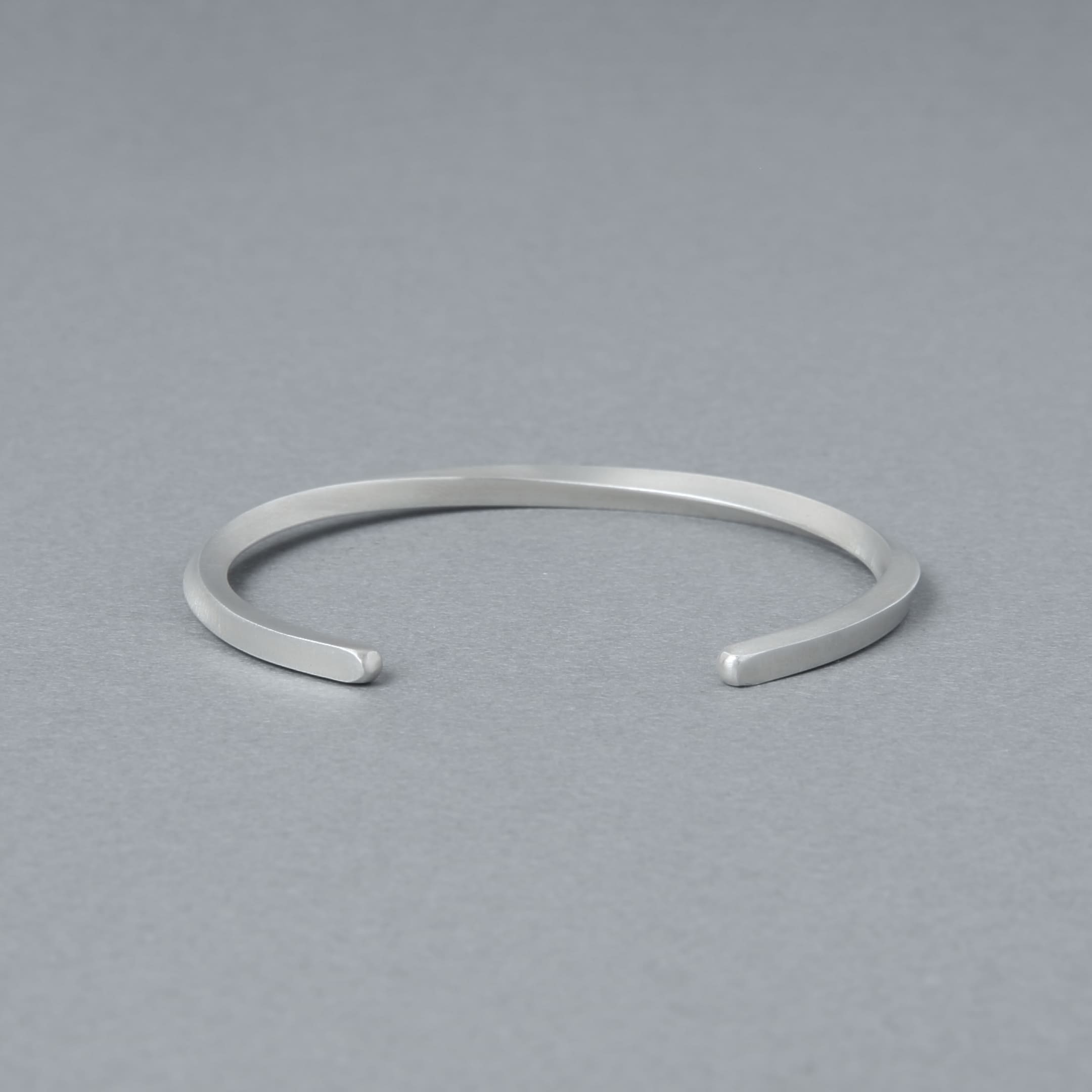 Sterling Silver 925 Bangle ｜Width 3mm｜21-B-002