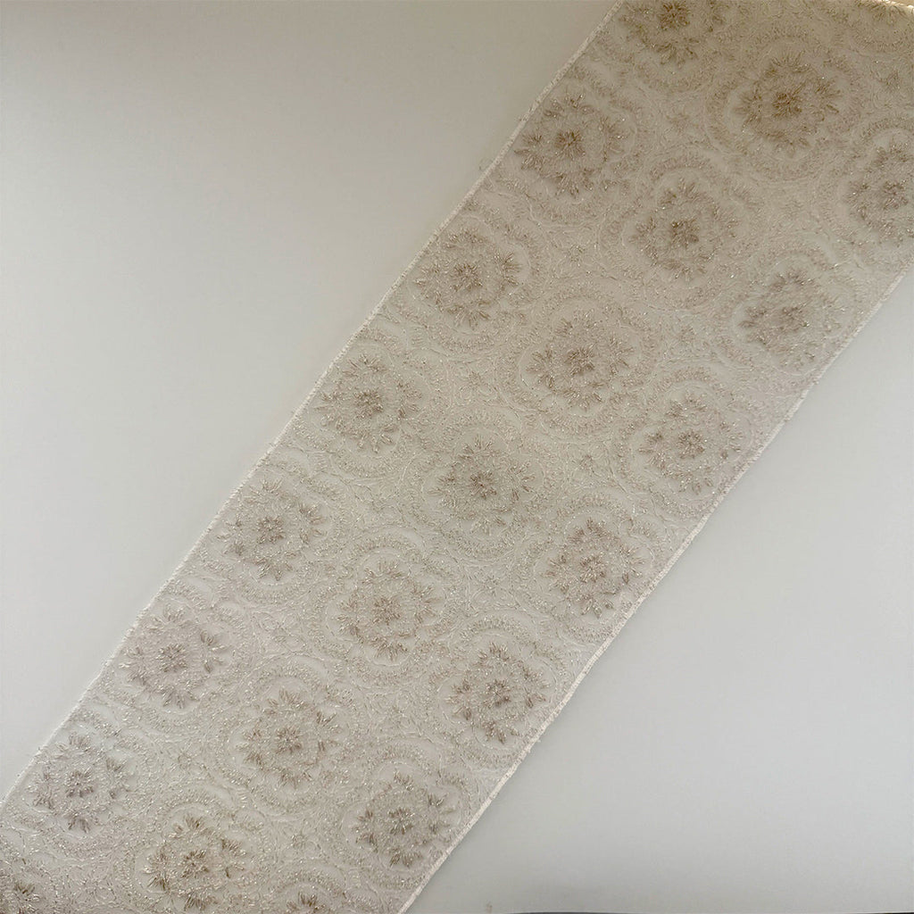 Han-eri collar, "Snow Flower" embroidery, lace han-eri, champagne, cute, gold thread, all seasons, even summer