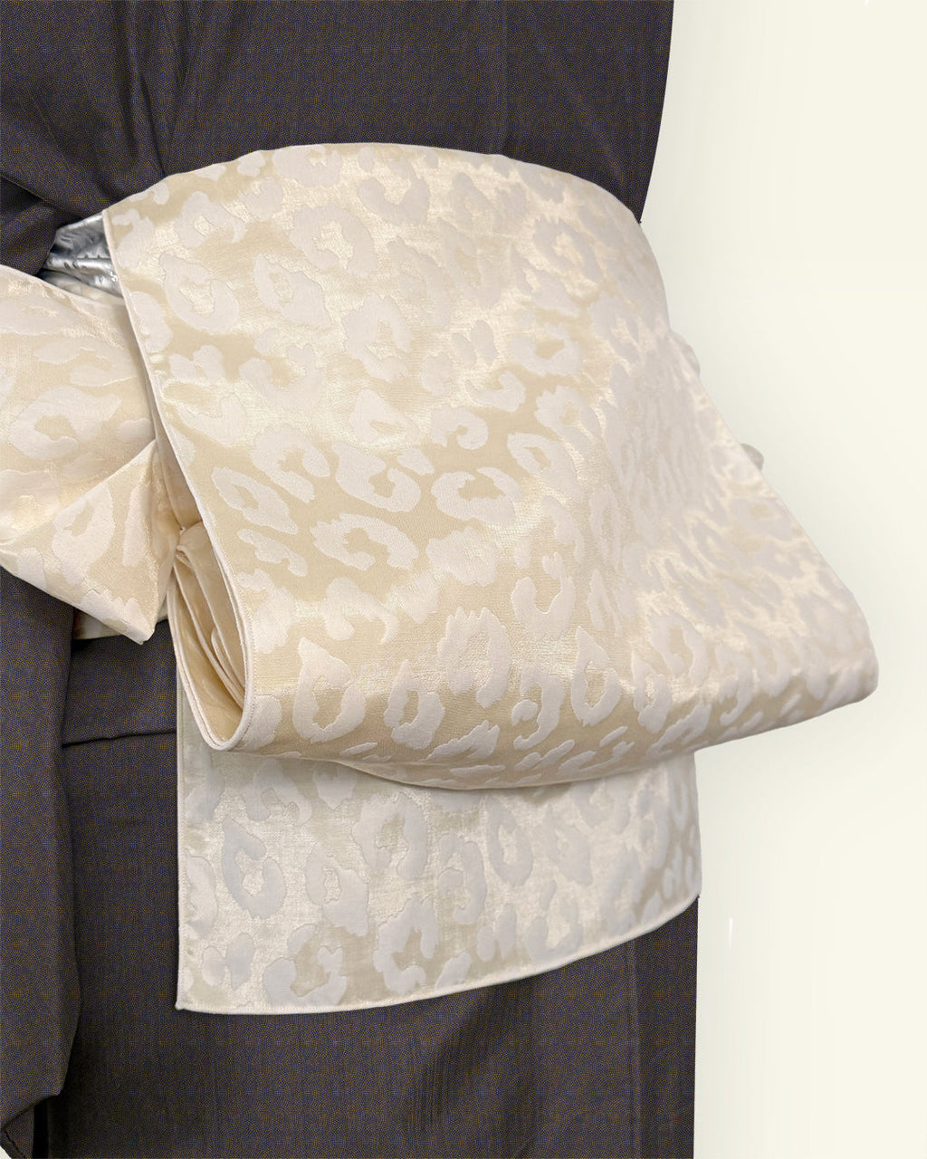 Heads-on Obi for Adults - Leopard Print Reversible Leopard Milk