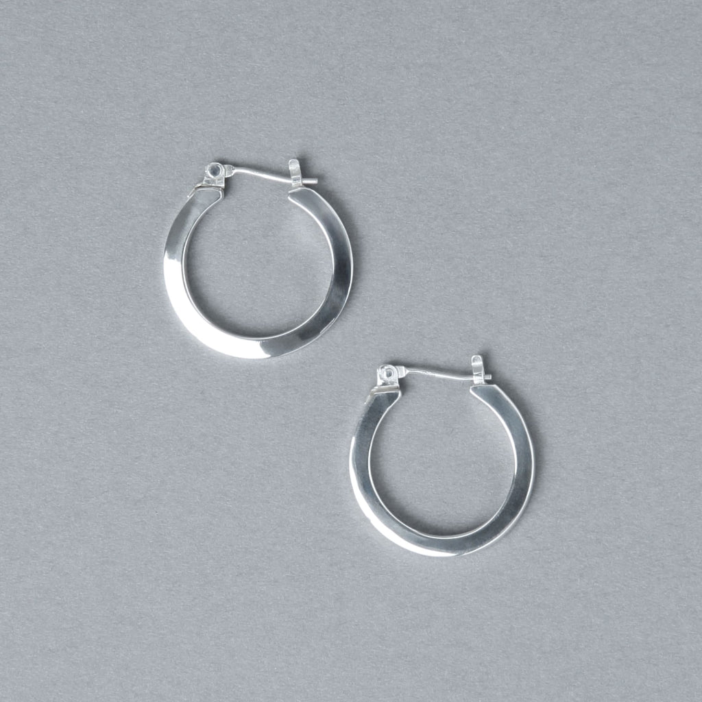 シルバー925 フープピアス | 25-E-028