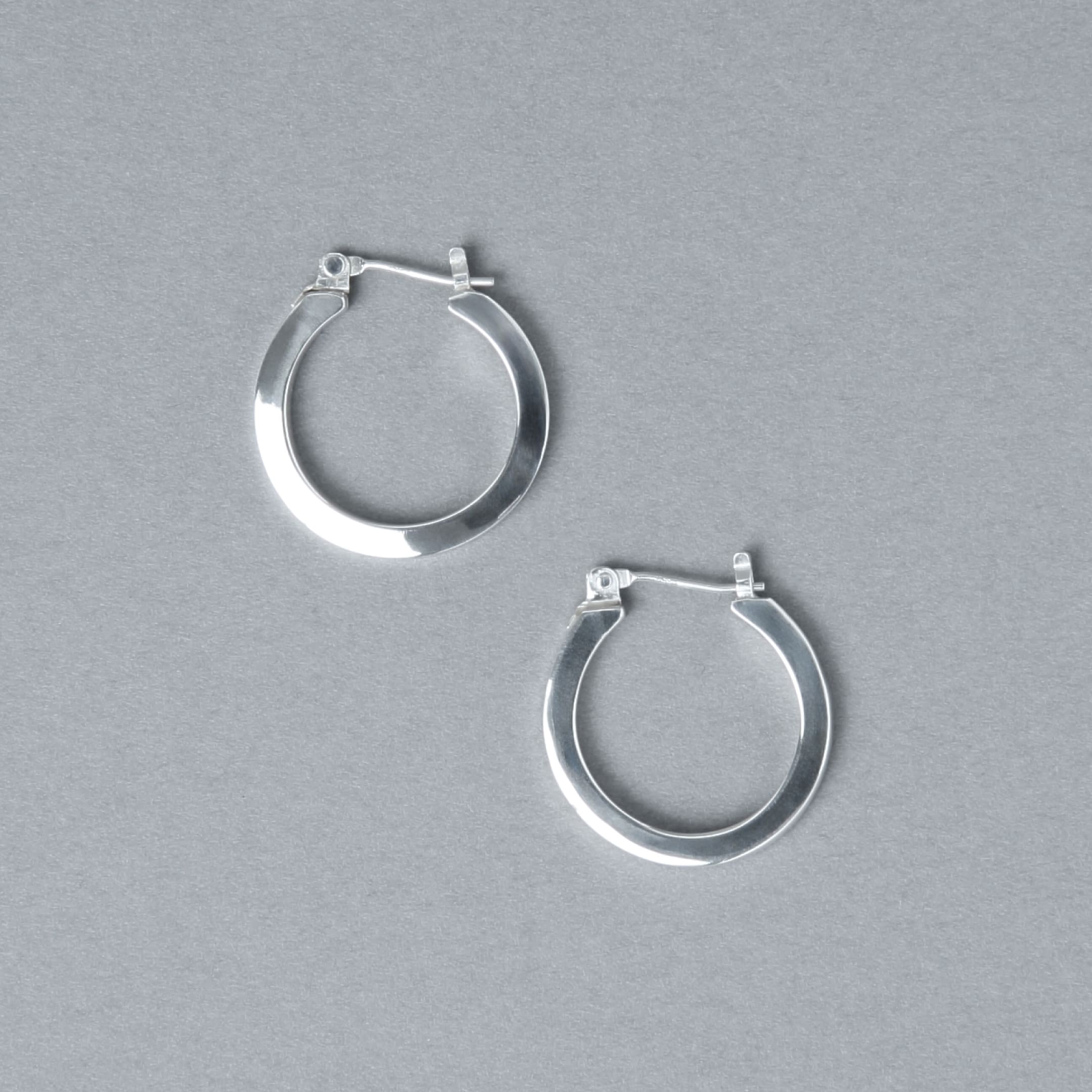 シルバー925 フープピアス | 25-E-028