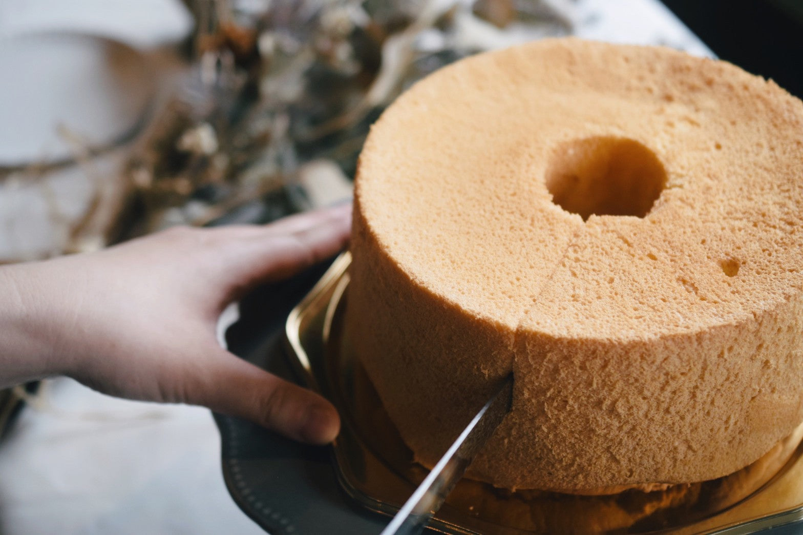 Gluten-Free Rice Flour Chiffon Cake (Whole)