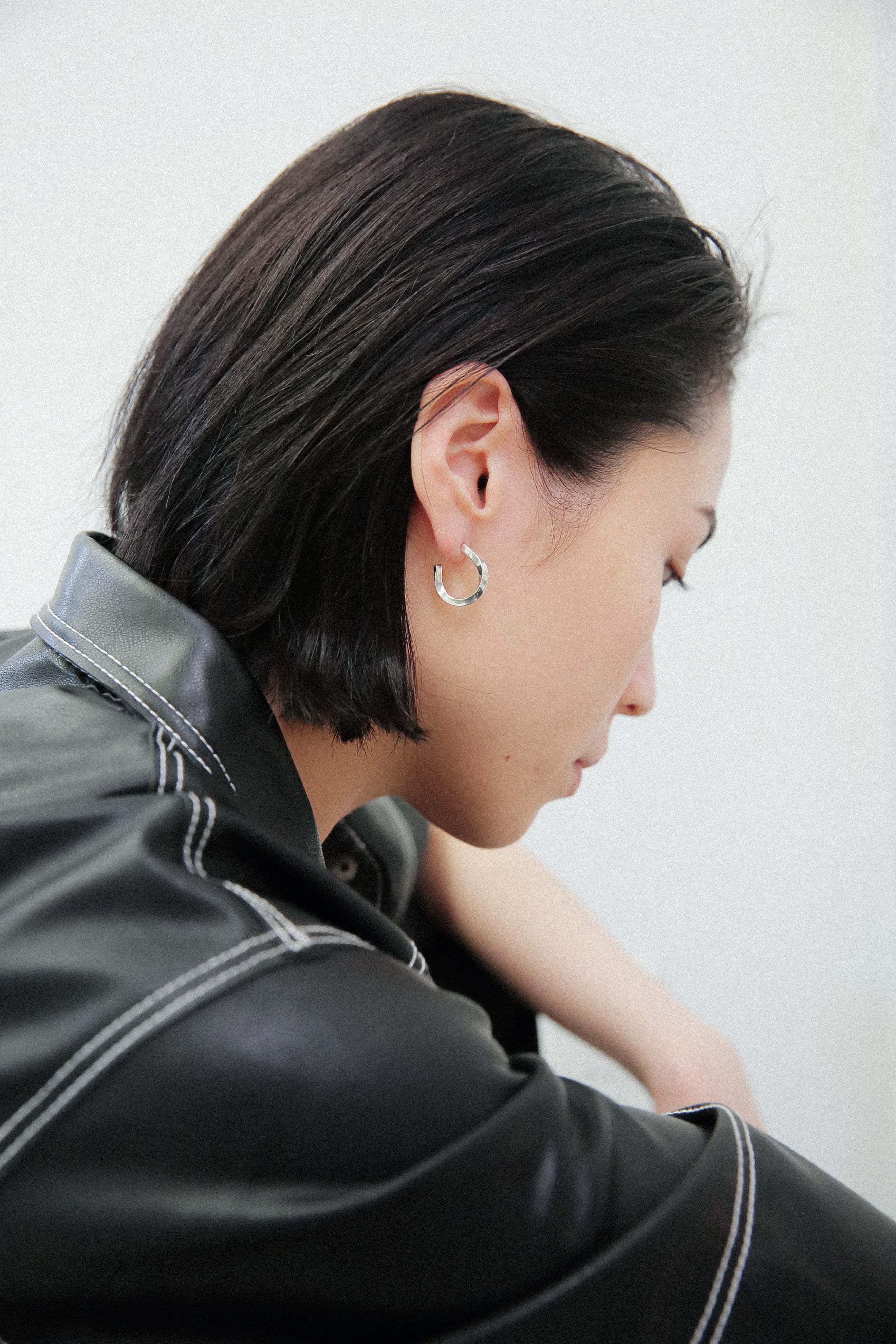 シルバー925 フープピアス | 22-E-019