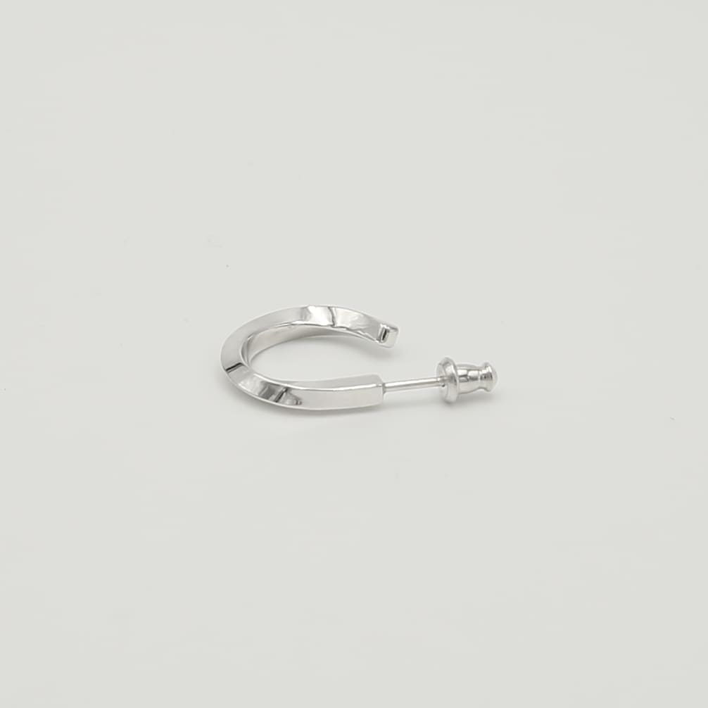 シルバー925 フープピアス | 22-E-019