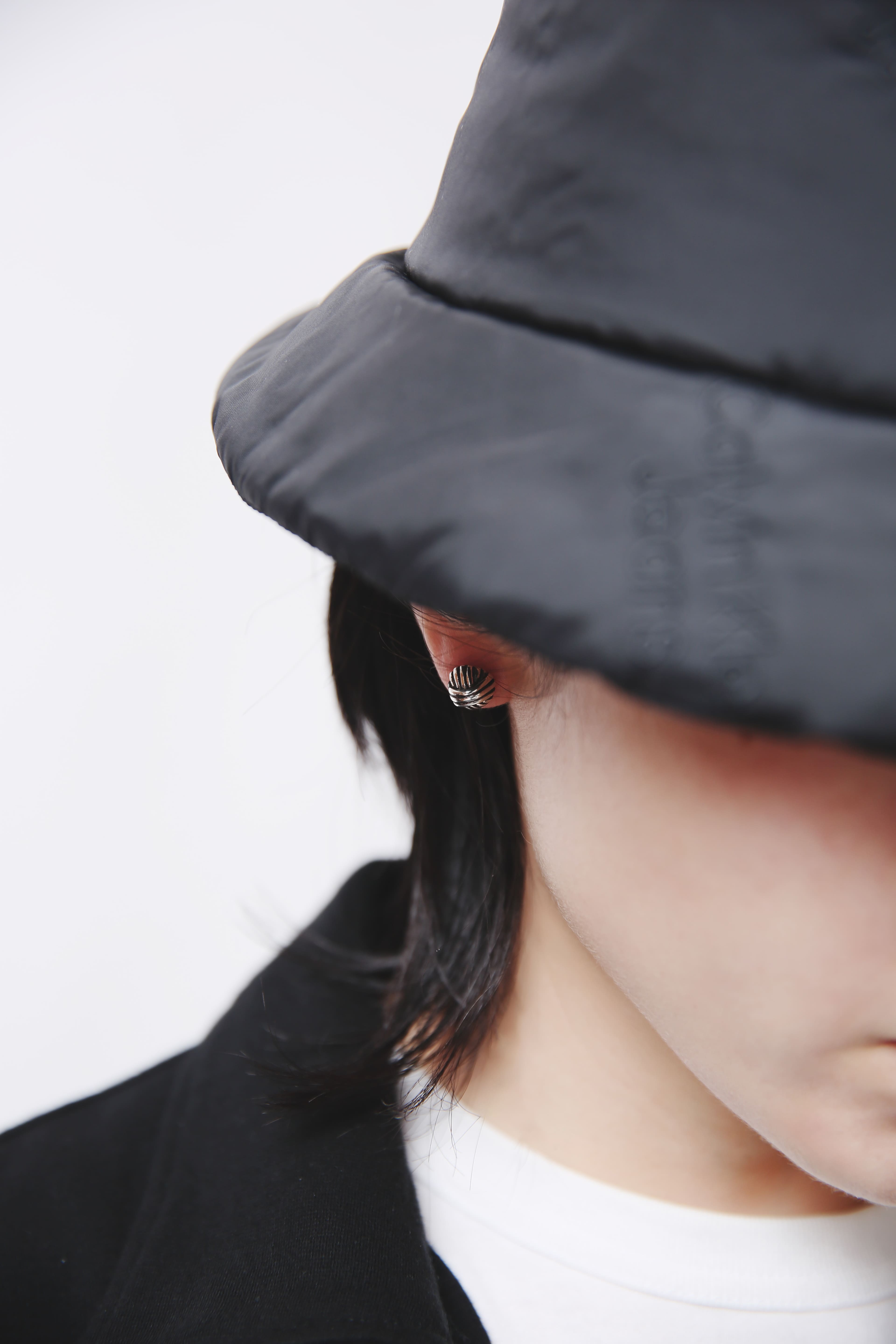 シルバー925 ピアス いぶし加工あり | 24-E-023
