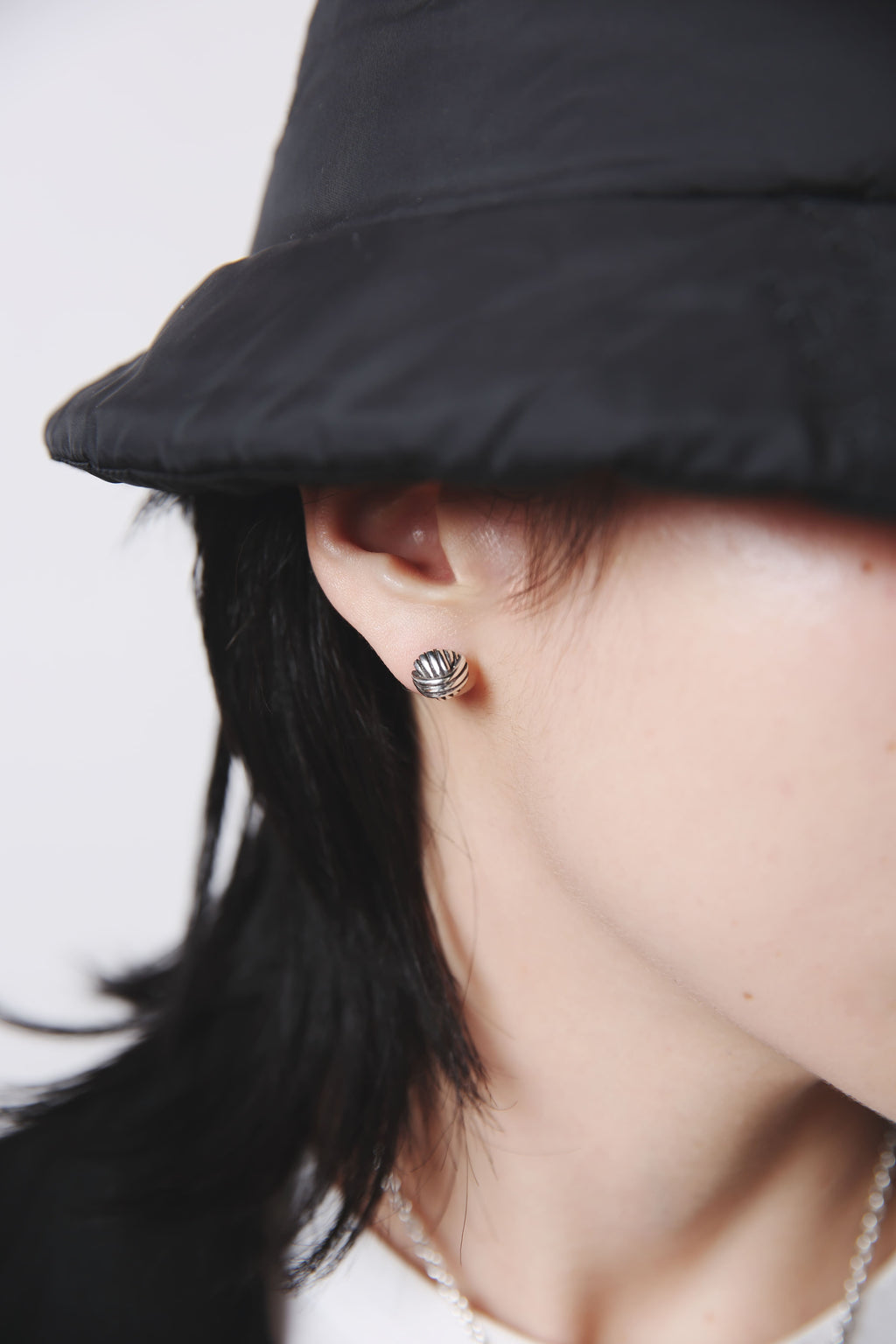 シルバー925 ピアス いぶし加工あり | 24-E-023