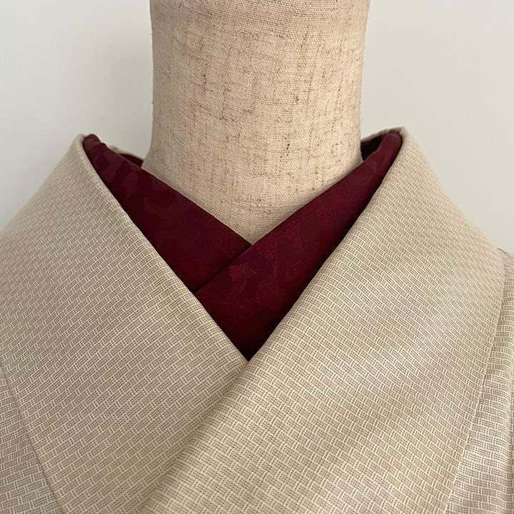 Bordeaux Leopard Pattern Woven Haneri - Handmade Haneri - Wine Red, Leopard