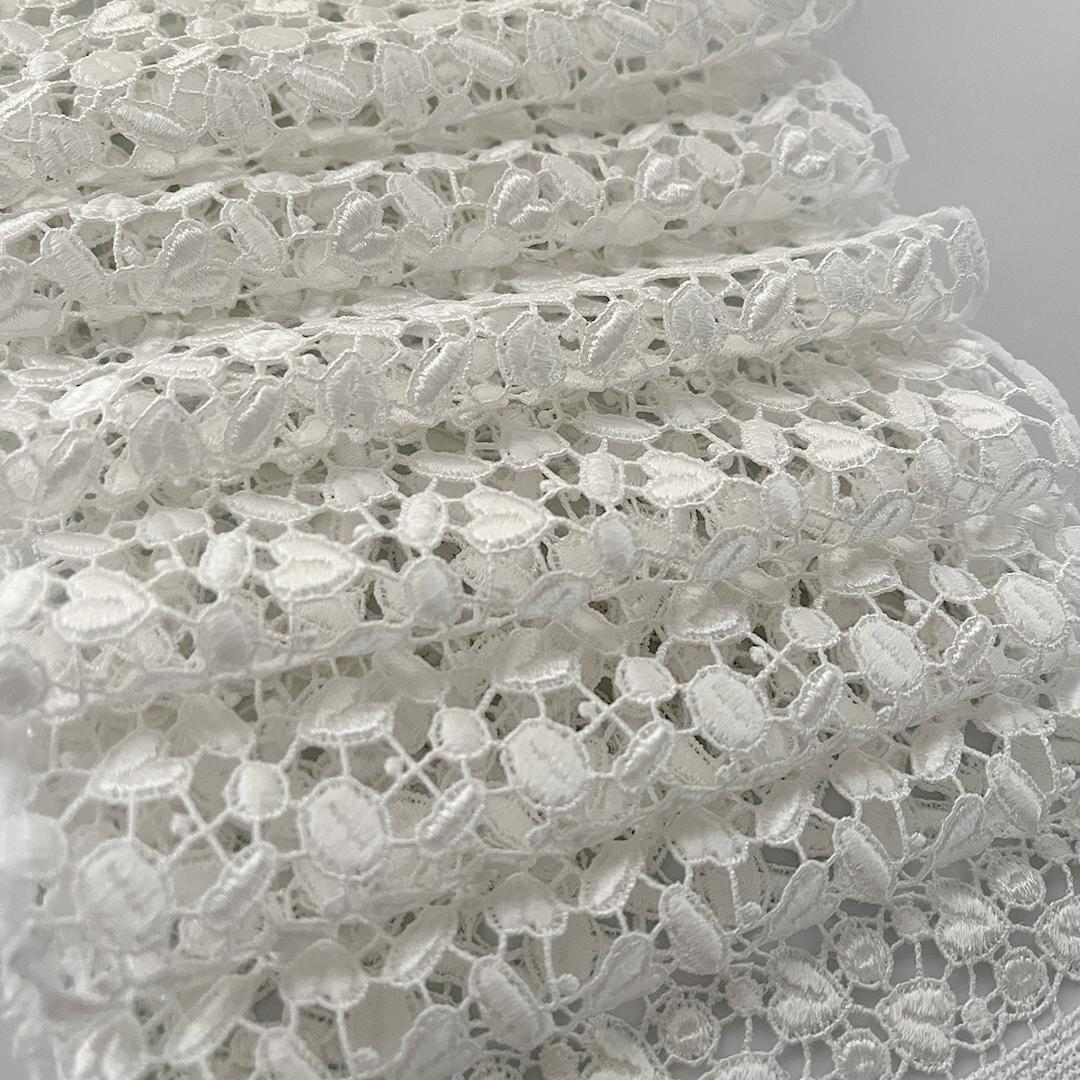 Half-Eri (Collar) with Heart Bean Lace in Off-White - Retro, Coming-of-Age Ceremony, Pre-Wedding Photos, Cute