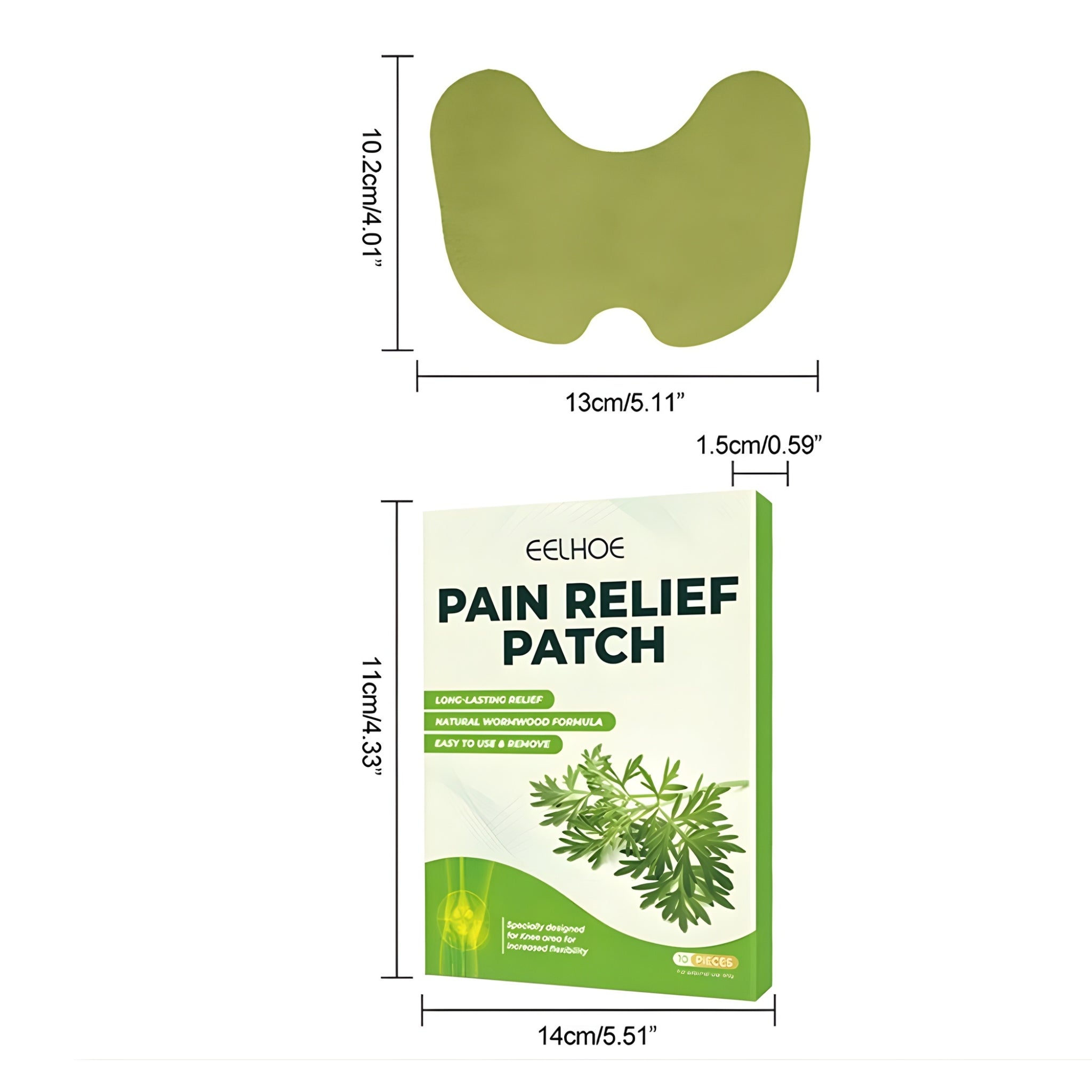 EELHOE Pain Relief Patch | Joint & Muscle Support | 12 Patches