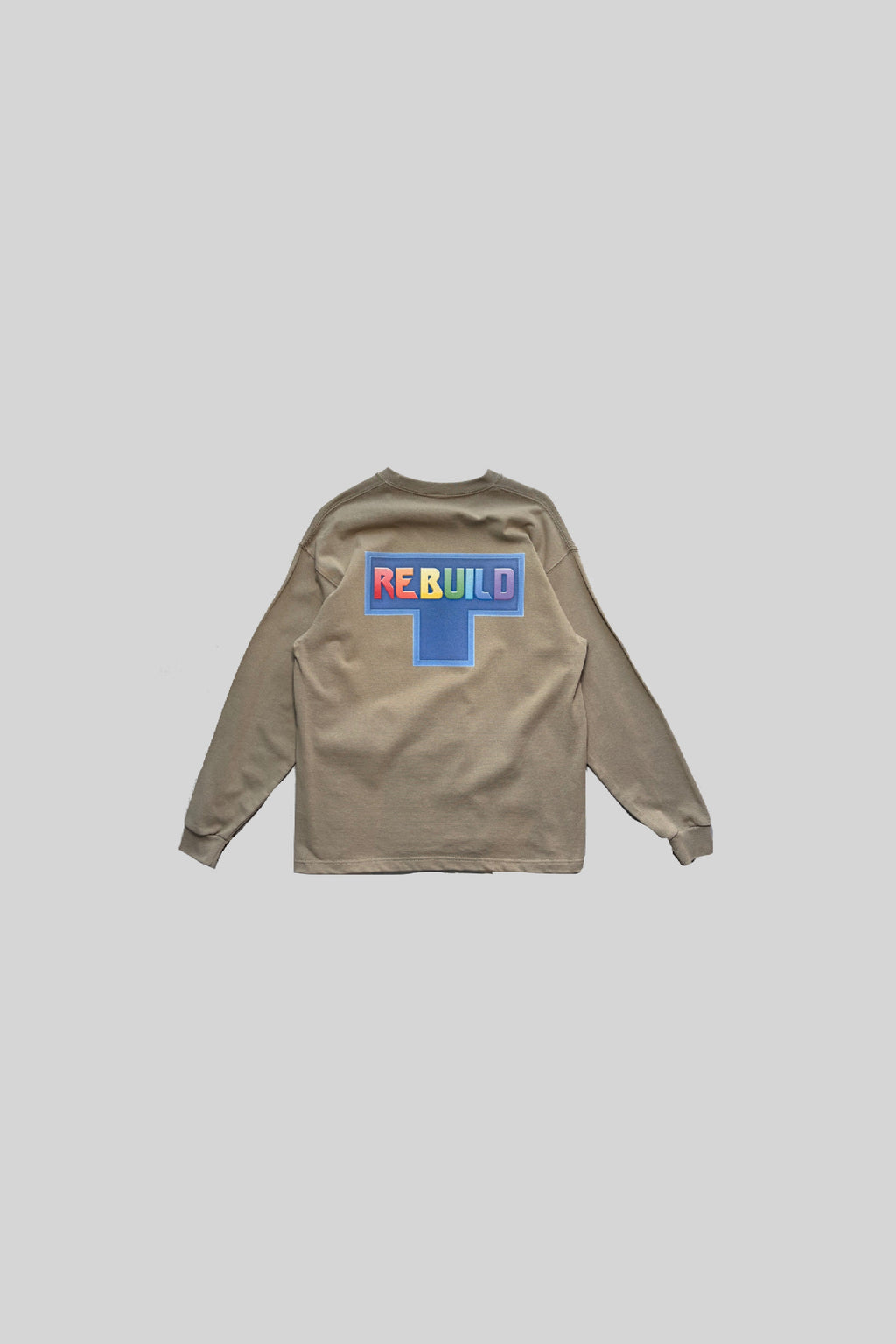 REBUILD L/S TEE(BEIGE)