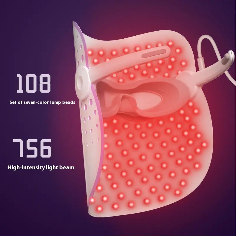 Photon IPL LED Beauty Mask | Light Therapy for Skin Rejuvenation | At-Home