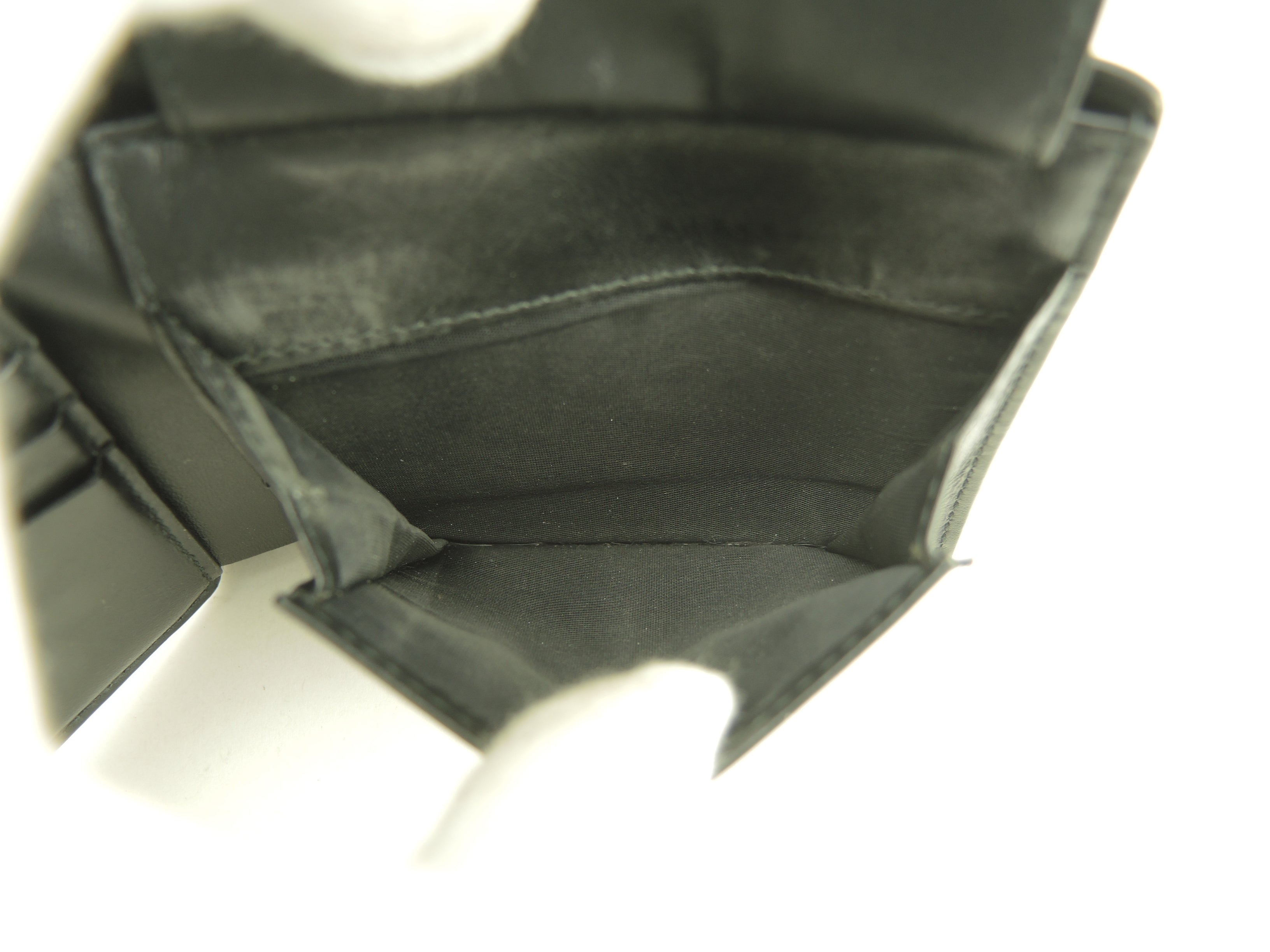 バーバリー 2折財布 ノヴァチェック ベージュPVC黒革 コンパクトウォレット@MIDTITSIC70CHI