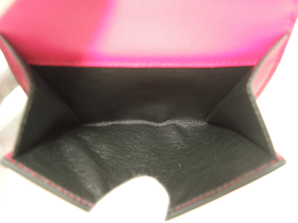 ブルガリ 三折財布 セルペンティ レザー/ピンク橙 フォーエバー スモールウォレット 未使用@ 20