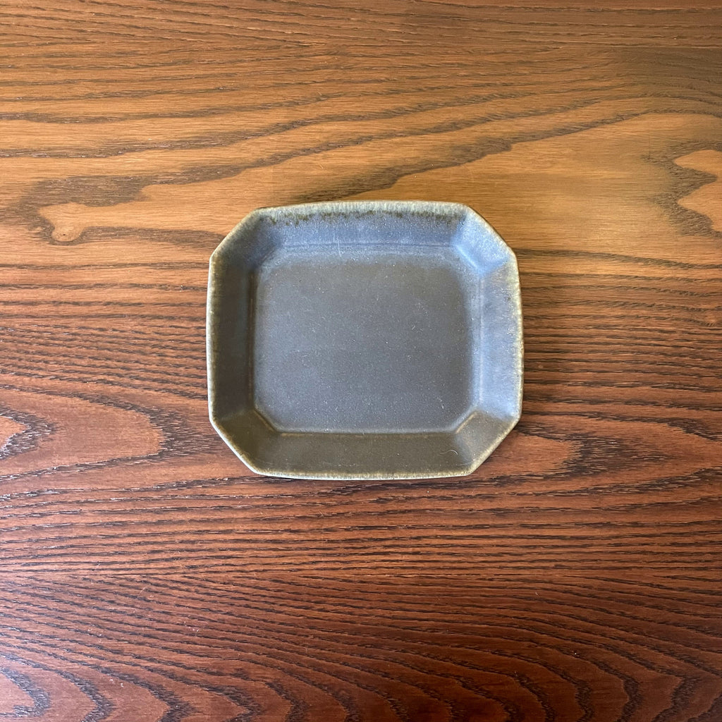 Octagonal Cake Plate, Rusty Glaze | Furutani Pottery (Shigaraki Ware Ceramics) [Fu60]