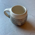 Egg Mug (Mug Cup) with Coarsely Carved Rim | Furutani Pottery (Shigaraki Ware Ceramic) [Old 43]