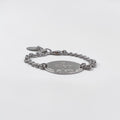 FENDI セレリア selleria シルバー チェーン ブレスレット 925 STERLING オーバル ロゴ プレート