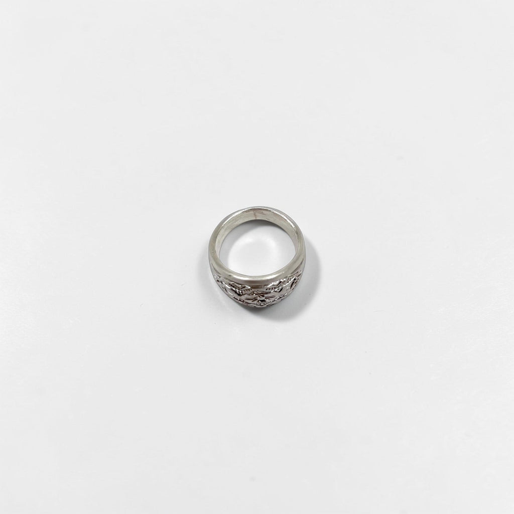 Vintage Sterling Silver 925 Ring Silver Ring Ring Size 15 Indian Jewelry Stamp Work Native