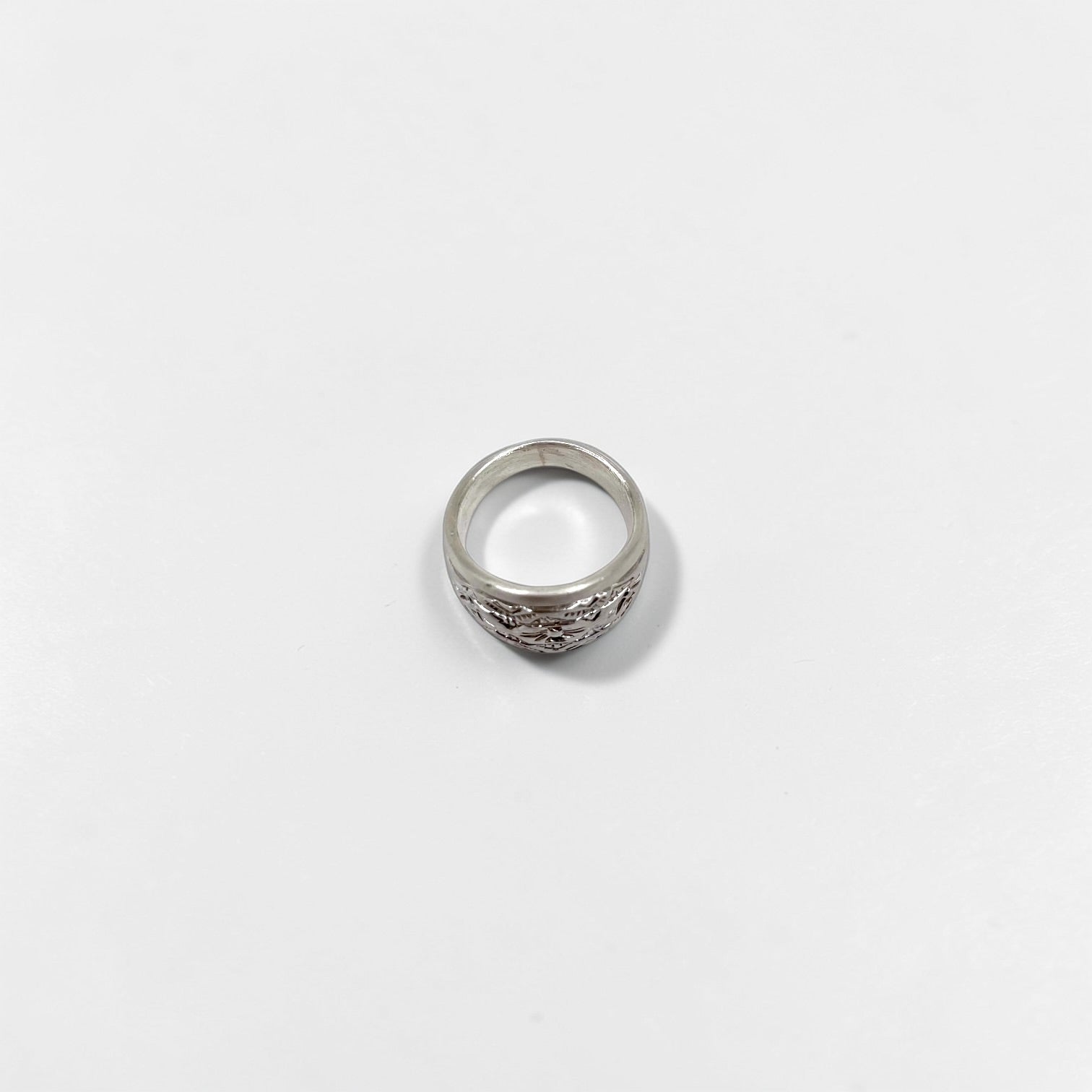 Vintage Sterling Silver 925 Ring Silver Ring Ring Size 15 Indian Jewelry Stamp Work Native