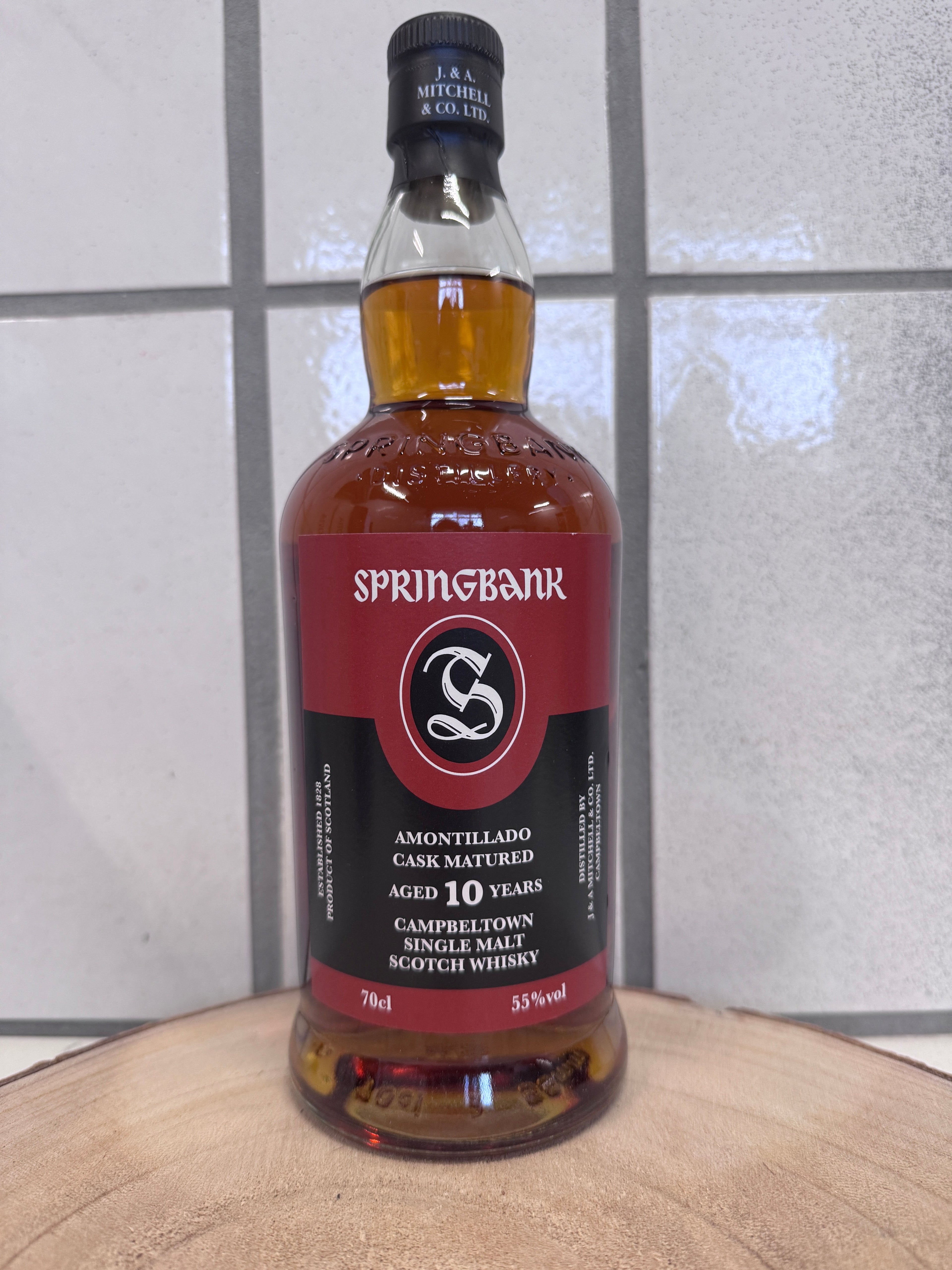 スプリングバンク　アモンティリャード　Springbank  Amontillado　10年　55％