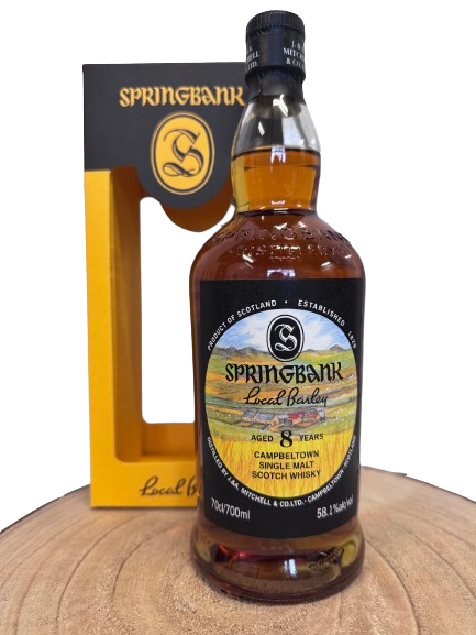 スプリングバンク　ローカルバーレイ　Springbank Local Barley　8年　2025年リリース　58.1％