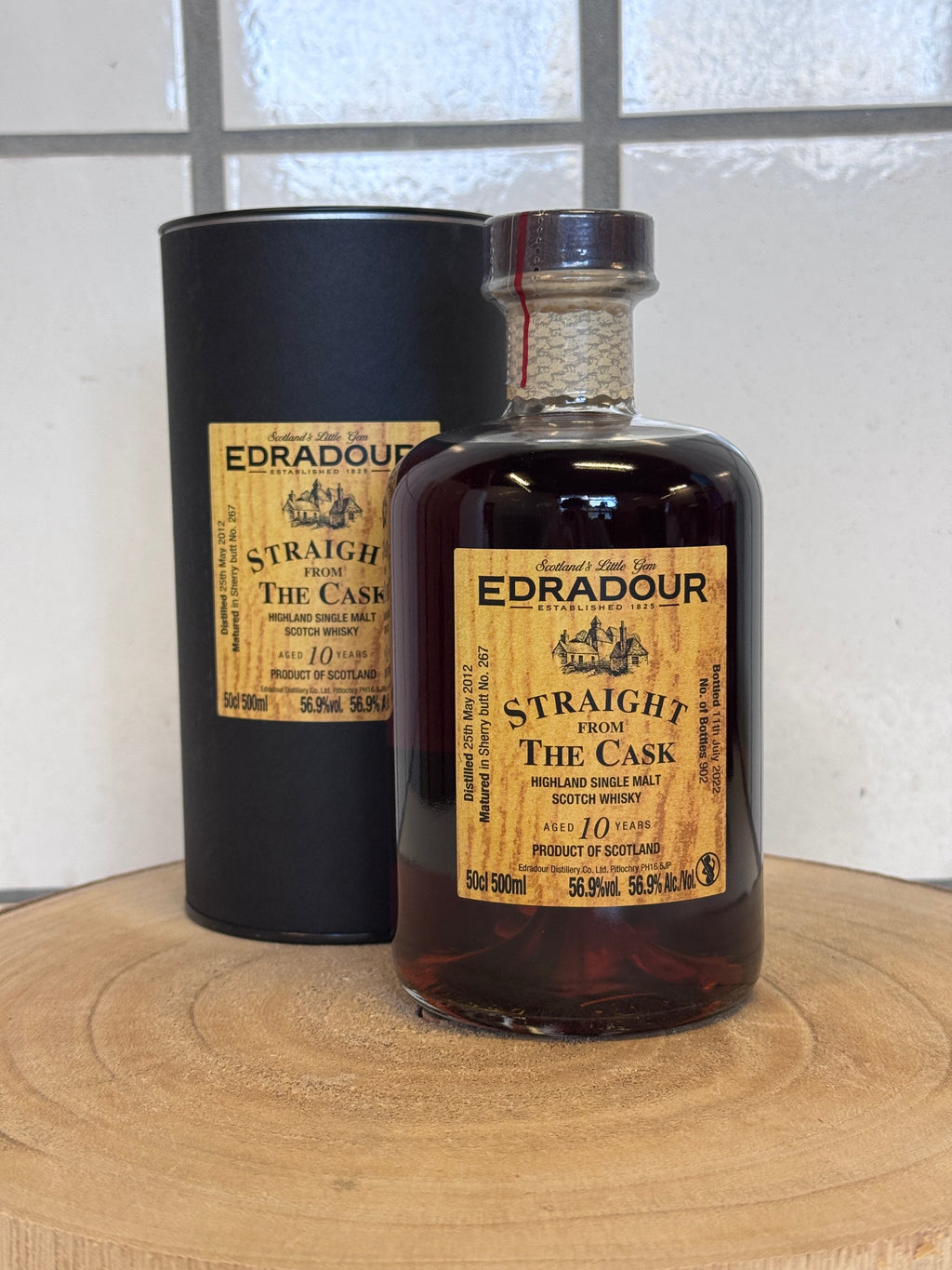 エドラダワー 10年 SFTC #267　Edradour 2012 Straight From The Cask - Sherry Cask Matured　56.9%